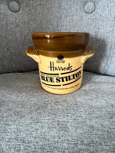 Harrods vintage blue stilton - vintage,
