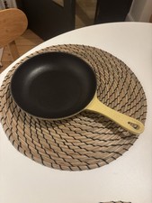 Le Creuset 8” (20cm ) non stick cast-iron frying pan - good used condition 