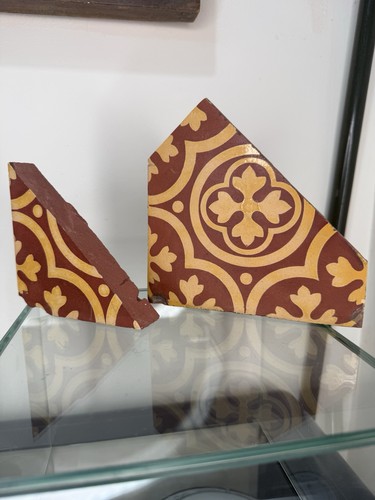 Large minton co encaustic - minton, &