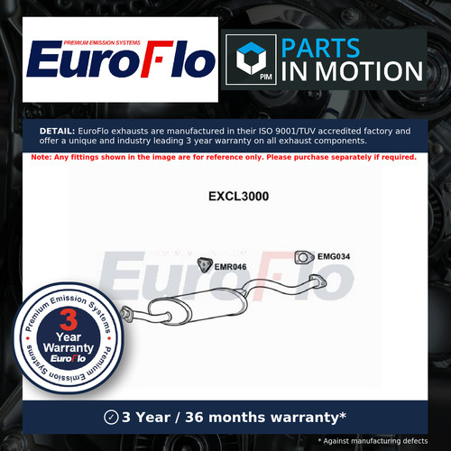 Exhaust centre box - exhaust,