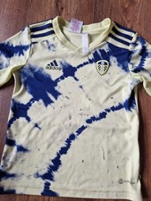 Leeds United 2022-23  childs Away Football Shirt Age 5/6 years