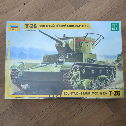 Zvezda 3538 russian tank - t-26,