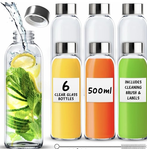 Glass bottle 500ml with - glass,