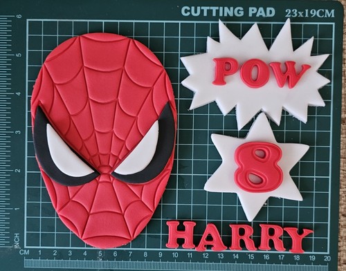 Spiderman edible cake topper - cake,