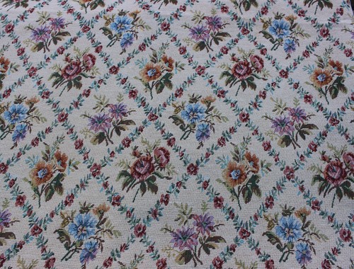 Vintage floral tapestry style - vintage,