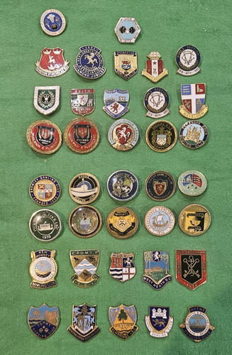 37x vintage enamel club - enamel, &