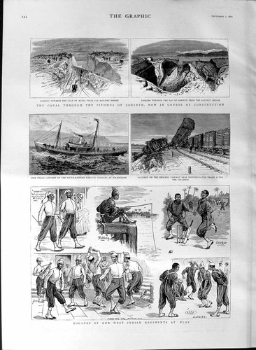 Original old antique print - original,