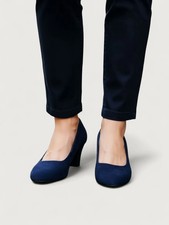 Ladies Escapins Block Heel