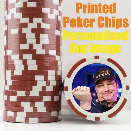 Personalised image poker chip - personalised,
