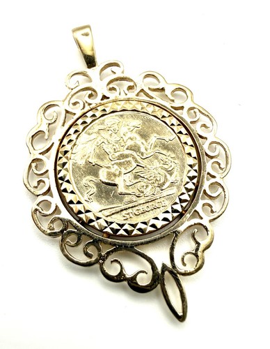 9ct gold saint george - 9ct,