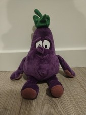 The Goodness Gang Alfie The Aubergine Plush Soft Toy VGC
