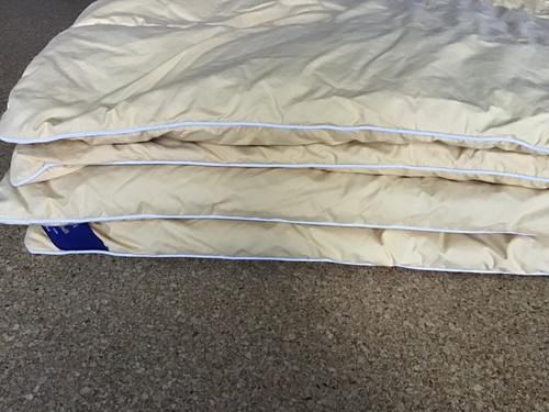 Vintage yellow eiderdown - eiderdown, quilt