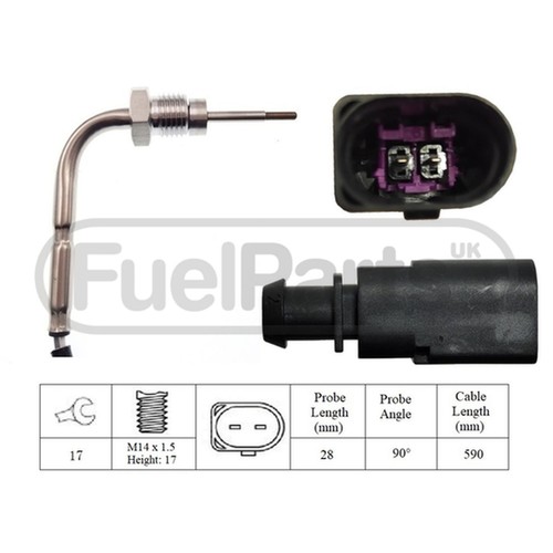 Exhaust temperature sensor - exhaust,