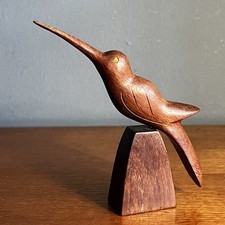 Vintage Carved Wooden Humming