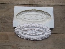  Ornate Oval Center Piece Used Silicone Rubber Mould Furniture Revamp Fireplace