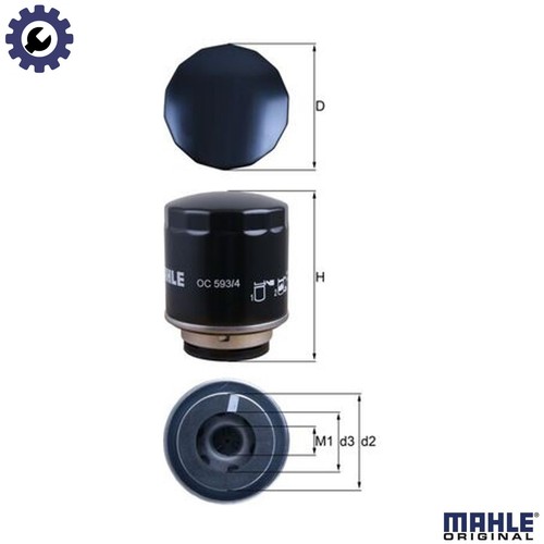 Oil filter 593 - oil, skoda