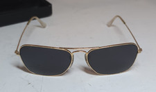 Ray-Ban RB3136 Caravan Gold Sunglasses – Classic Aviator Style, Unisex