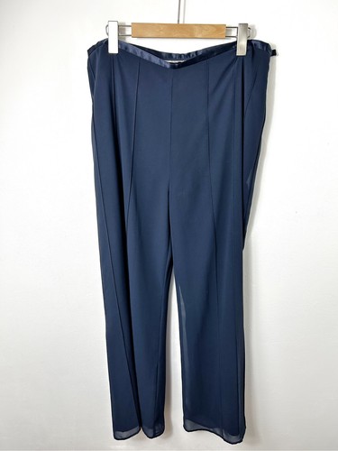 Chesca navy blue chiffon - navy,