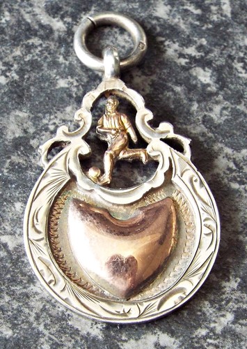 Football sterling silver - silver, with