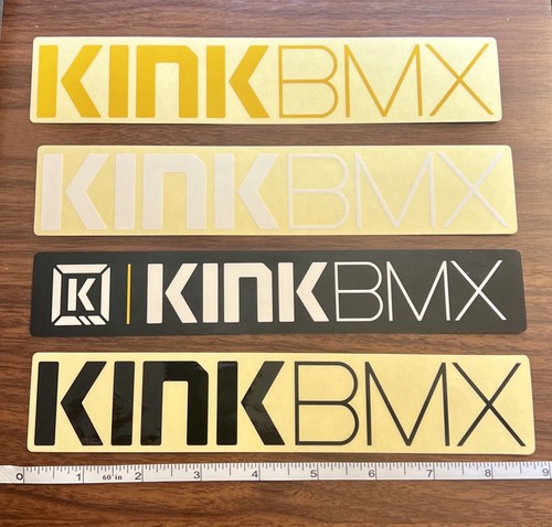 Lot kink bmx stickers - of, 4