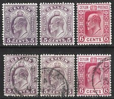CEYLON KEV11 1908 MINT / USED
