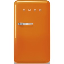 Smeg Fridge Orange FAB10ROR5 55Cm 50's Style With Icebox A Graded (CH-2436)