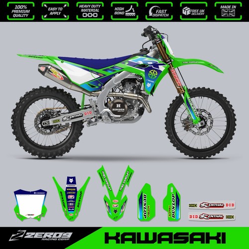 Kawasaki motocross graphics - kawasaki,