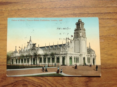Vintage postcard palace - vintage, of
