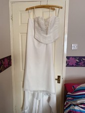 Ivory Wedding Skirt And Bustier UK Size 10