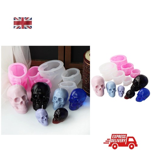 Silicone skull mold 3d - skull,