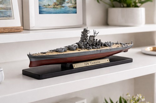 Ijn yamato battleship model - ijn,