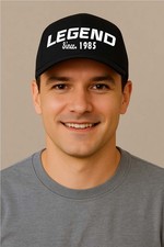 40th Birthday Gift Baseball Hat Cap Men's Ladies Personalised 1985 Change Year