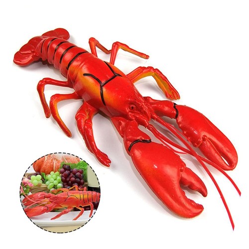 Artificial red lobster - red, decor