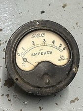 Vintage GEC AC Voltage 4” Diameter Ammeter In Good Condition