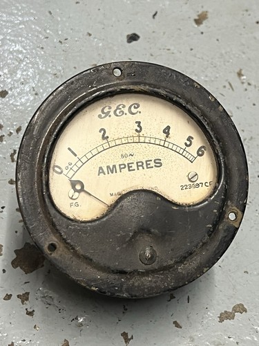 Vintage gec voltage - ac, 4”
