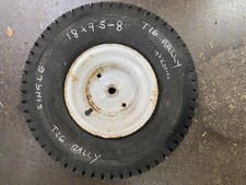 Single Rear Rally Husqvarna Ride on Tractor Wheel + tyre 18 x 9.50 - 8