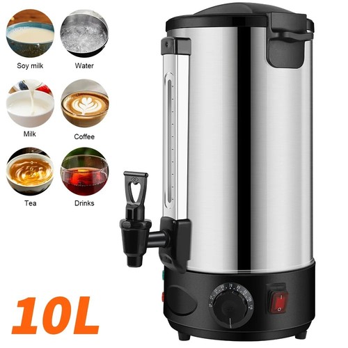 10l stainless steel tea urn - stainless,