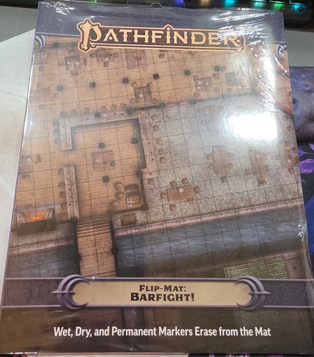 Pathfinder flip mat barfight - flip-mat,