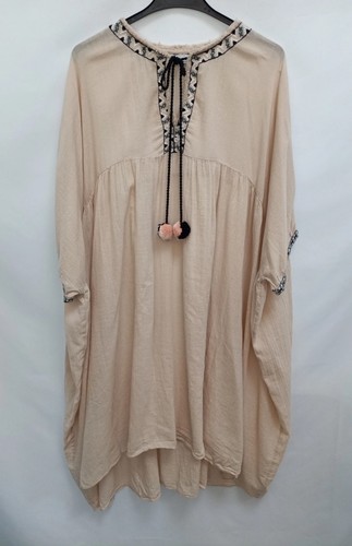 Zara boho long - light, cotton