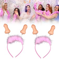 1~20X Novelty Bride To Be Willy Penis Shaped Headband Head Bopper hen Party Tool