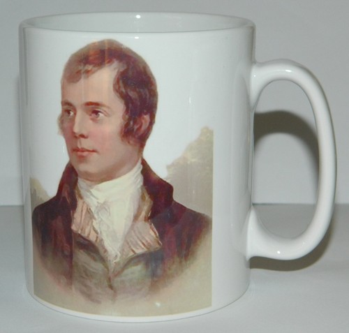 Robert burns with wording - with,