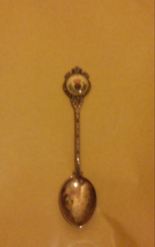 Silver plate spoon - spoon, ayr