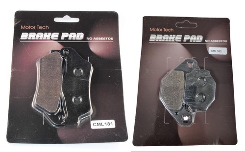 Front rear brake pads for - &,