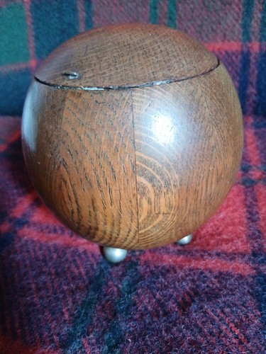 Antique art deco globe - art, bowling