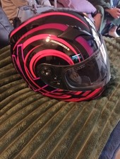 Frank Thomas Kids Motorcycle Helmet Size Small Hardly Used Excellent Condition