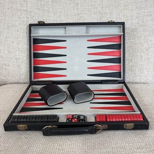 Vintage complete backgammon - complete,