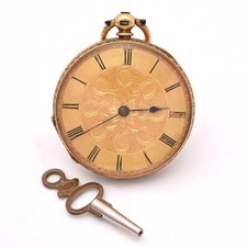 18k Gold Swiss 8 Rubis Geneva