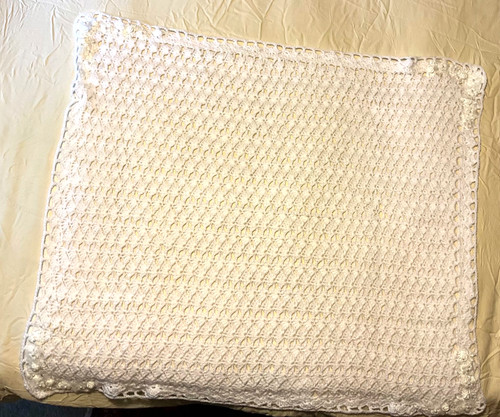 Baby shawl hand crocheted - hand, in