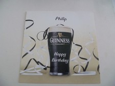 Vintage Guinness Memorabilia 2004 Happy Birthday Philip  Signed Guinness Team