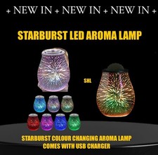 STARBURST  AROMA  LAMP LED WAX